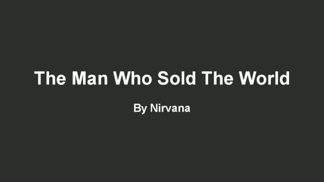 Man Who Sold The World