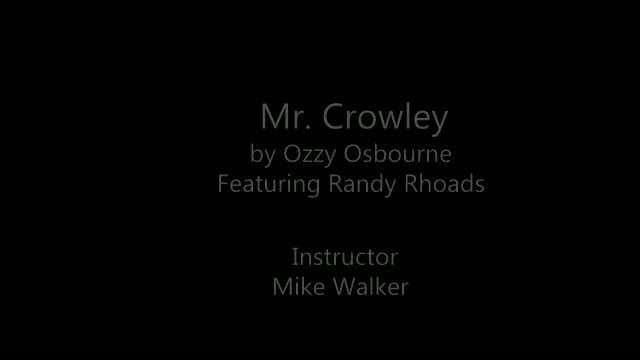 Mr. Crowley